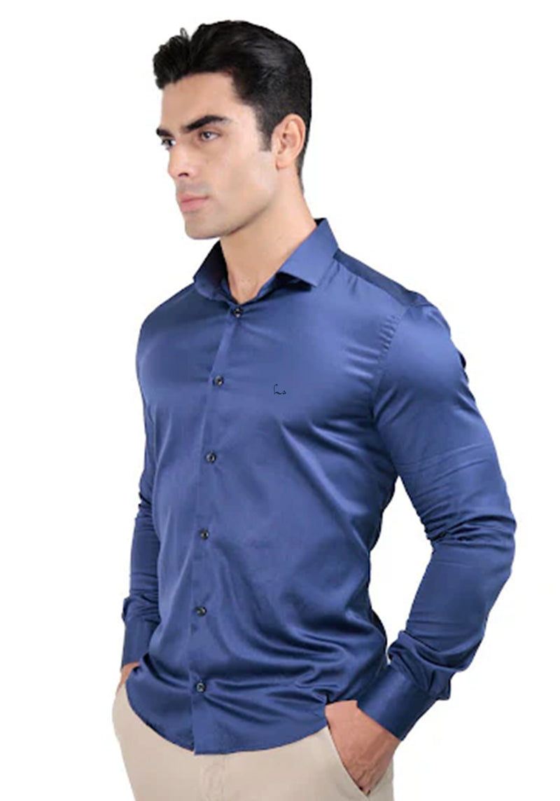Camisa Manga Longa Slim Fit Algodão Egípcio