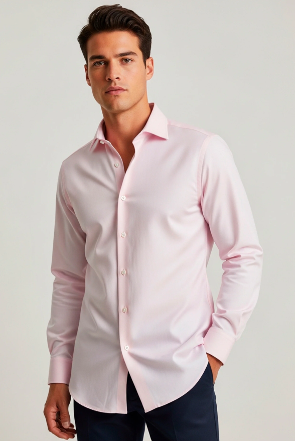 Camisa Oxford Pima Algodão Fio 80 Manga Longa Slim Fit