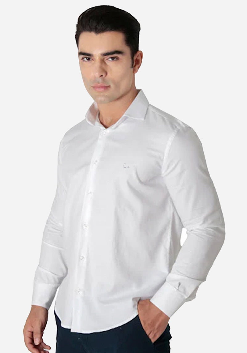 Camisa Oxford Pima Algodão Fio 80 Manga Longa Slim Fit