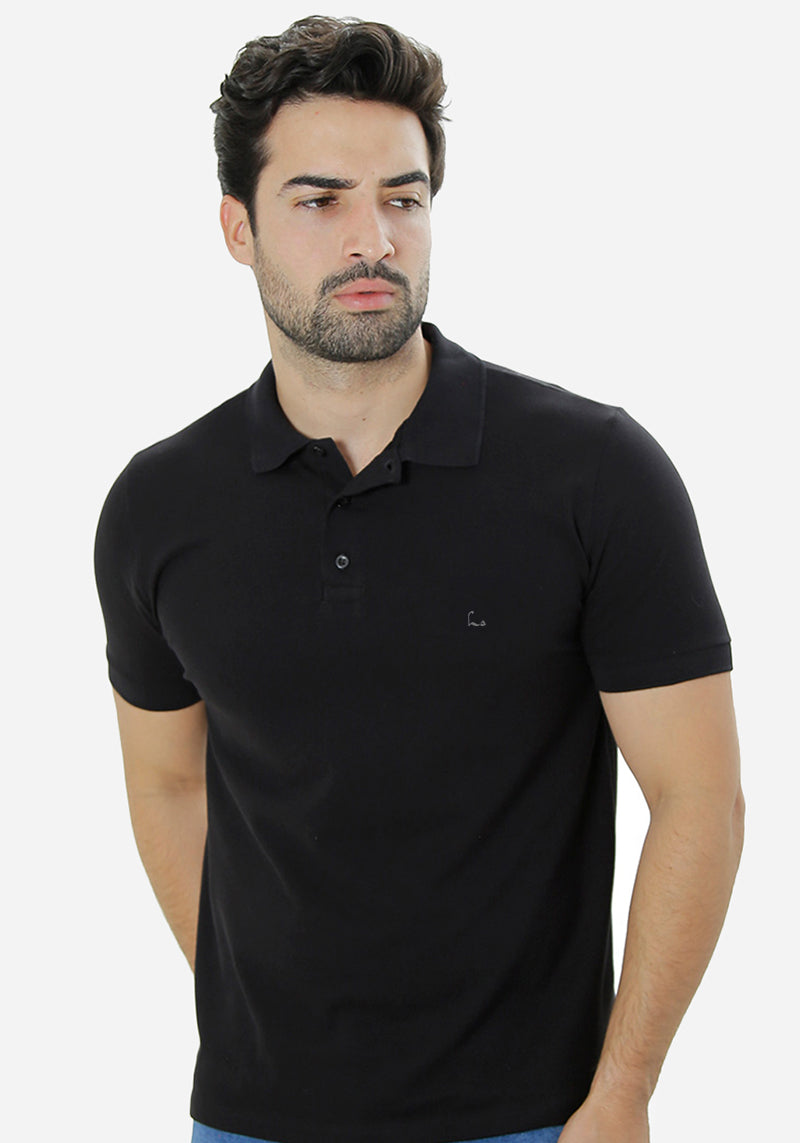 Polo Cotton Pima com Elastano Lisa